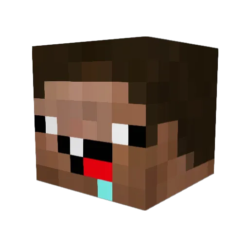 King_of_ice1870 Minecraft avatar head, 3D render