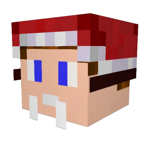 King_of_pvp2005 Minecraft avatar head, 3D render