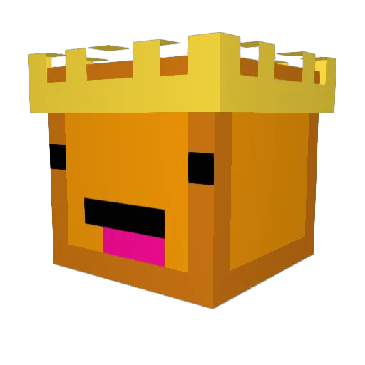 King_pancake2 Minecraft avatar head, 3D render