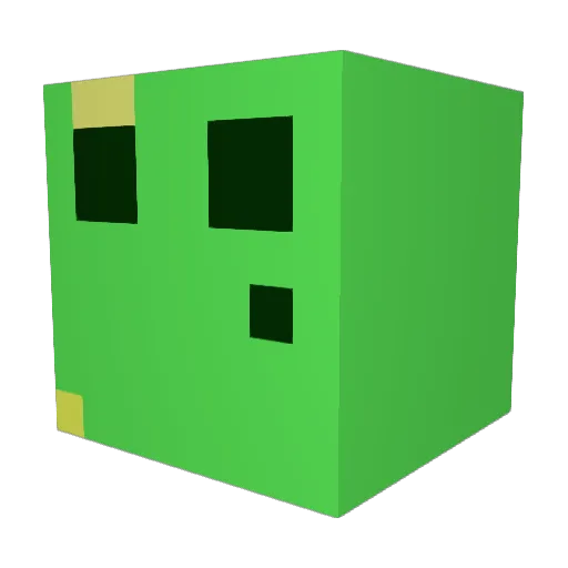 Kingbear101 Minecraft avatar head, 3D render
