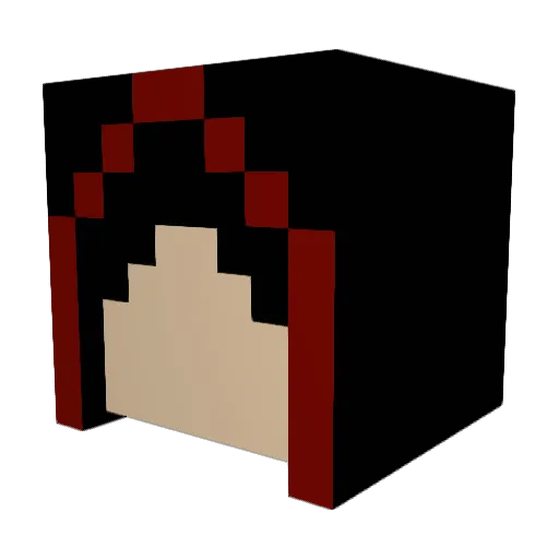Kingbigjon Minecraft avatar head, 3D render