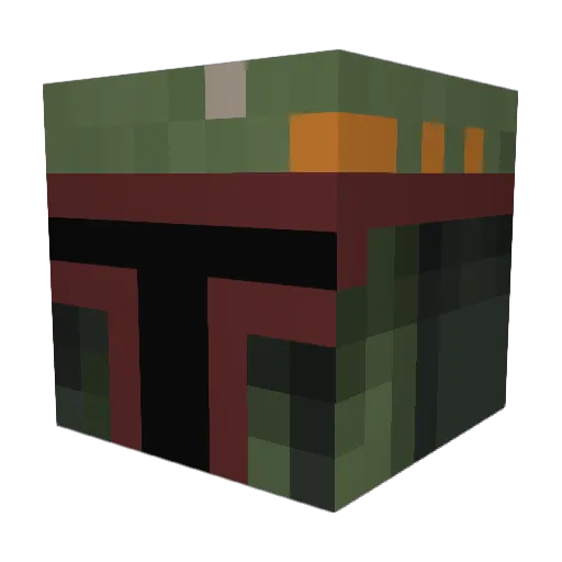 Kingcatcher Minecraft avatar head, 3D render