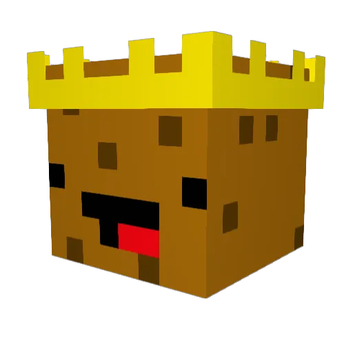 Kingcookie224 Minecraft avatar head, 3D render