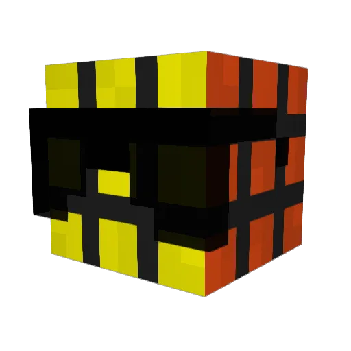 Kingcraft428 Minecraft avatar head, 3D render