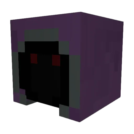 Kingderpster Minecraft avatar head, 3D render