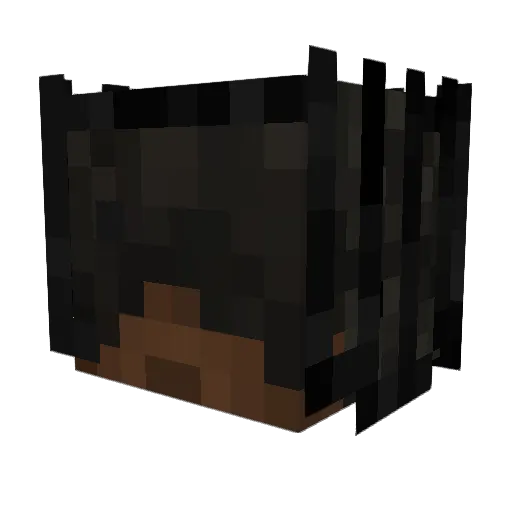 Kingdj2u Minecraft avatar head, 3D render