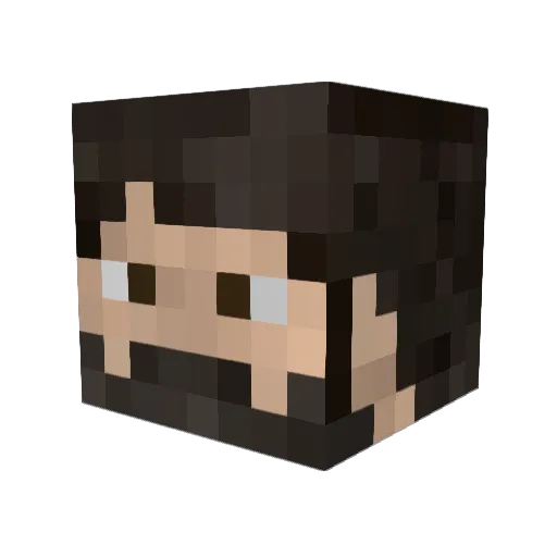 Kingdominate53 Minecraft avatar head, 3D render