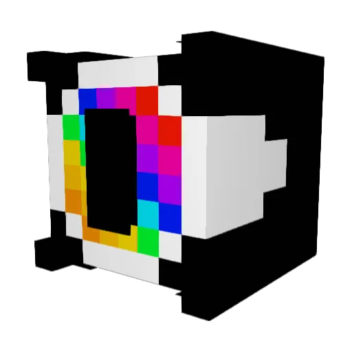 Kingexxe Minecraft avatar head, 3D render