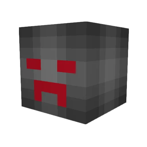 Kingfish_12 Minecraft avatar head, 3D render