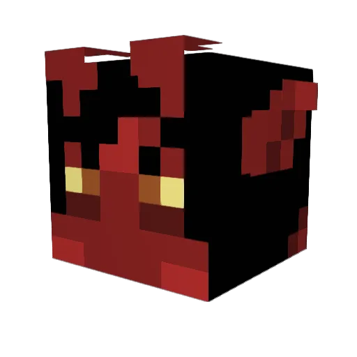 Kingfisher___ Minecraft avatar head, 3D render