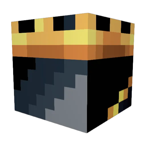 Kinggio09 Minecraft avatar head, 3D render