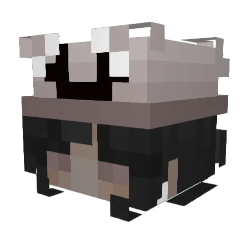 Kingiest Minecraft avatar head, 3D render