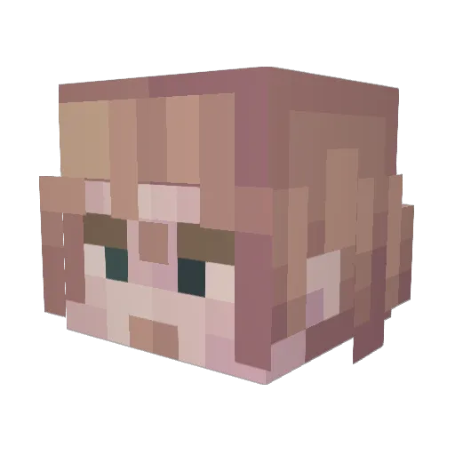 Kingkeith776 Minecraft avatar head, 3D render