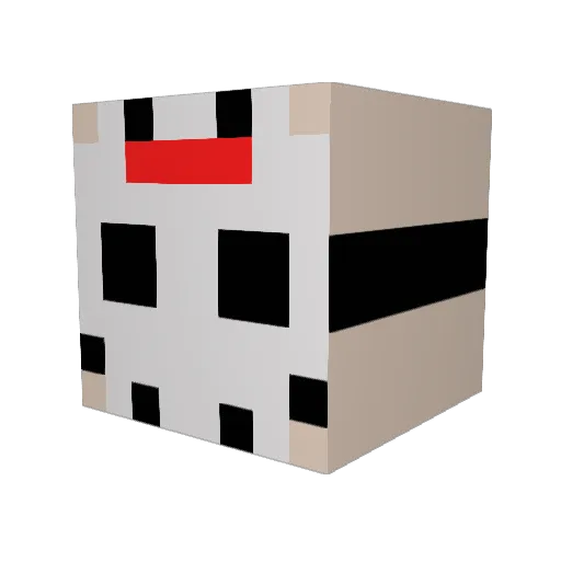 KinglyMagic Minecraft avatar head, 3D render