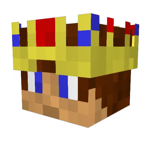 Kingmasterop7 Minecraft avatar head, 3D render