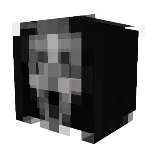 Kingnup Minecraft avatar head, 3D render