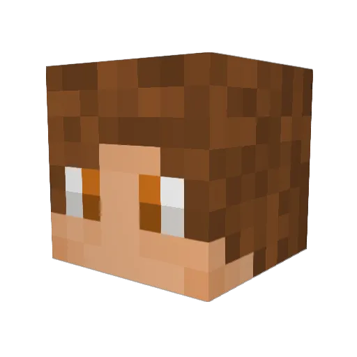Kingo_1320 Minecraft avatar head, 3D render