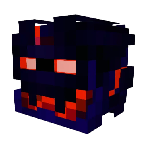 Kingofscars1 Minecraft avatar head, 3D render