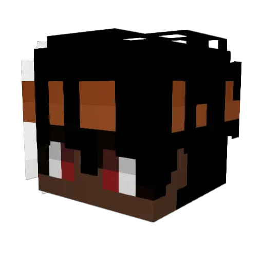 KingsGreed Minecraft avatar head, 3D render