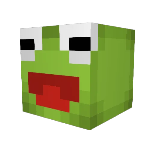 KingsKillers Minecraft avatar head, 3D render