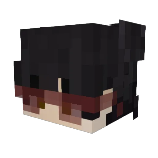Kingsarther Minecraft avatar head, 3D render
