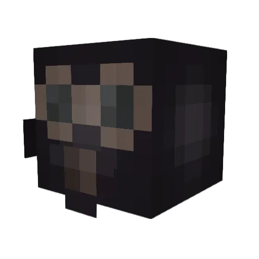 Kingsfreak Minecraft avatar head, 3D render