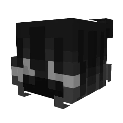 Kingshark56 Minecraft avatar head, 3D render