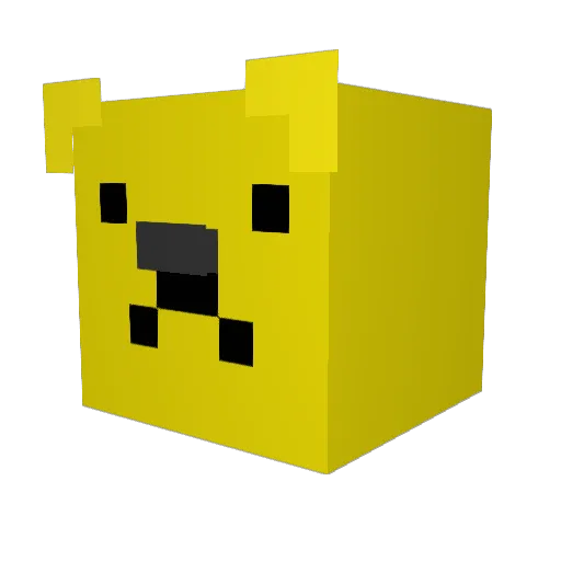 Kingshemboo Minecraft avatar head, 3D render