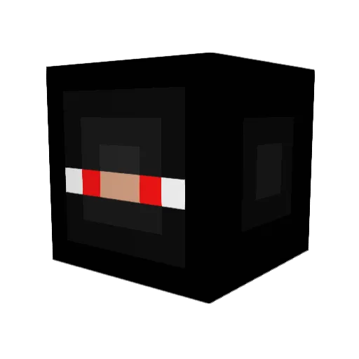 Kingskros Minecraft avatar head, 3D render