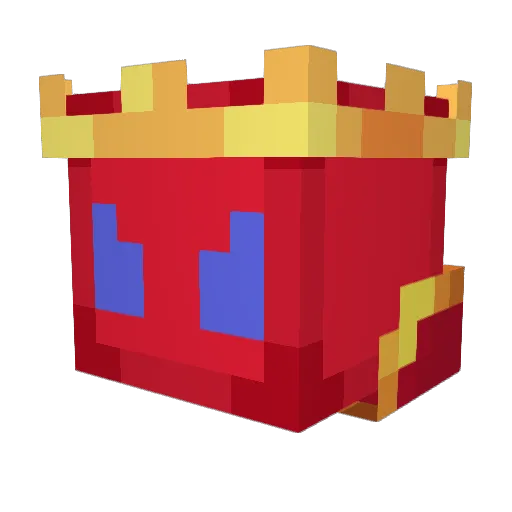 Kingsmapdi Minecraft avatar head, 3D render