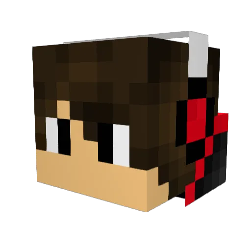 Kingsmen_07 Minecraft avatar head, 3D render