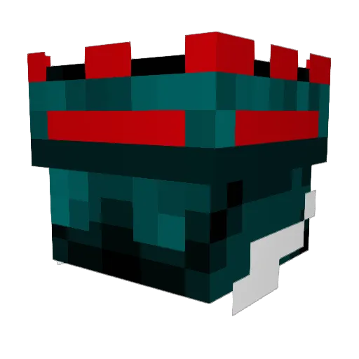 Kingsniperz Minecraft avatar head, 3D render