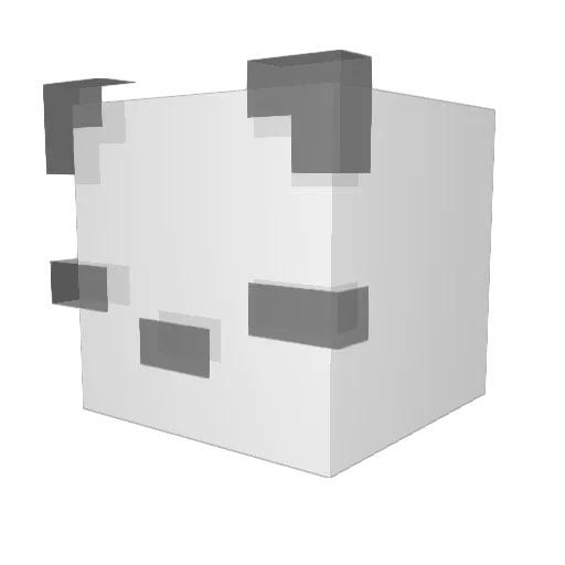 Kingsteff123 Minecraft avatar head, 3D render