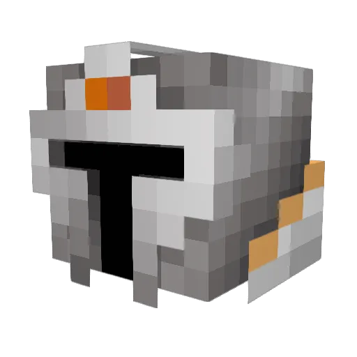 KingstoneFr Minecraft avatar head, 3D render