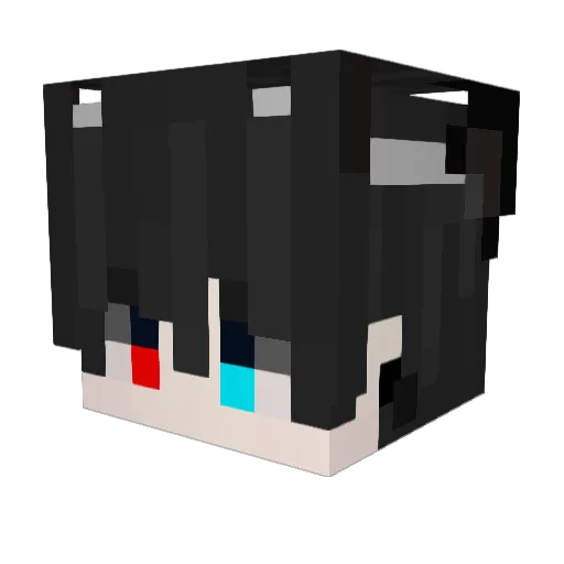 Kingsu98 Minecraft avatar head, 3D render