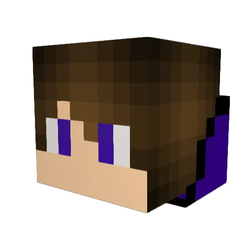 KinhoFromStars Minecraft avatar head, 3D render