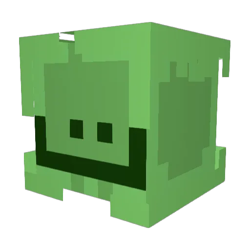 Kini2009 Minecraft avatar head, 3D render