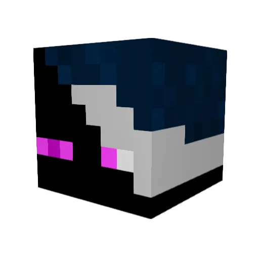 Kinimod107 Minecraft avatar head, 3D render