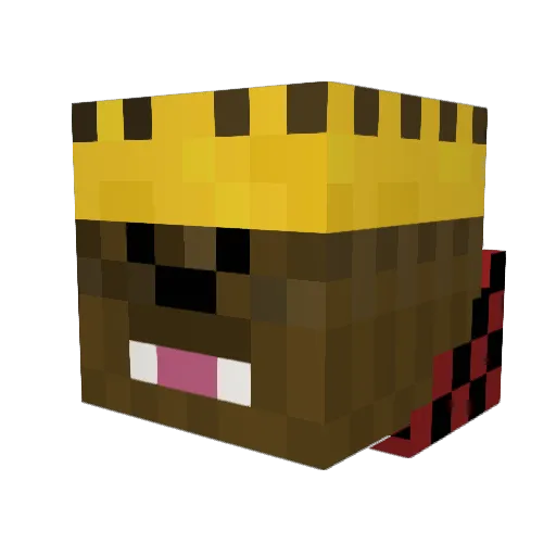 Kinjal28 Minecraft avatar head, 3D render