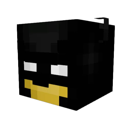 KinkerTheFrog Minecraft avatar head, 3D render