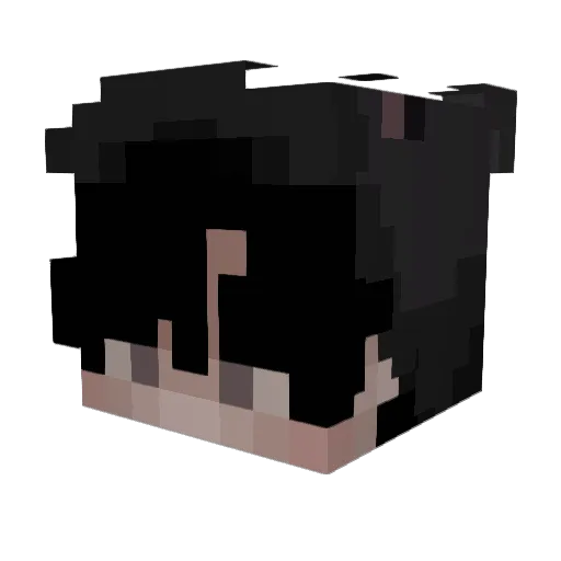 Kinluc Minecraft avatar head, 3D render