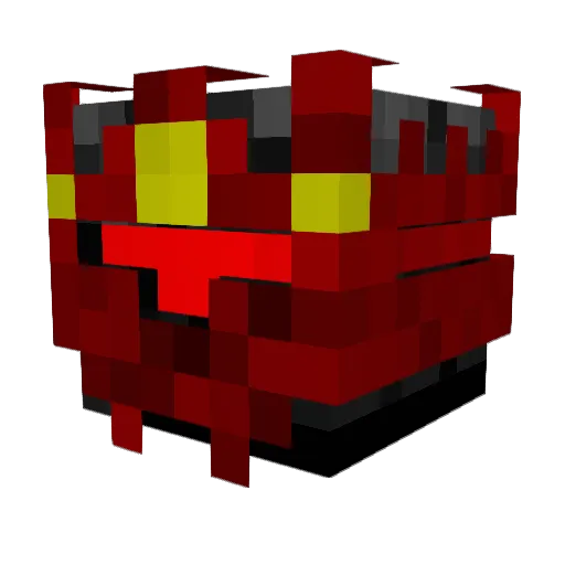 KinngOfButter Minecraft avatar head, 3D render