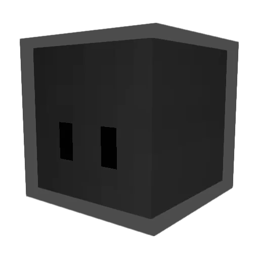 Kinnut_ Minecraft avatar head, 3D render