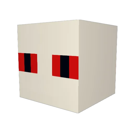 Kinoko_o Minecraft avatar head, 3D render