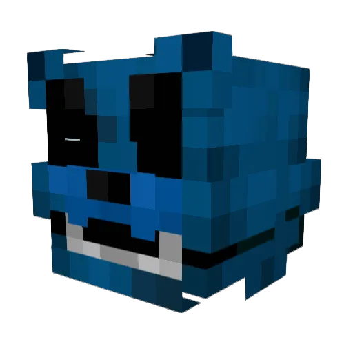Kinoman_47 Minecraft avatar head, 3D render