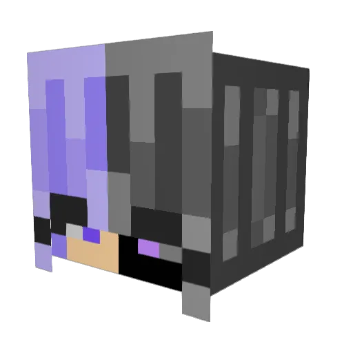Kinoo112 Minecraft avatar head, 3D render