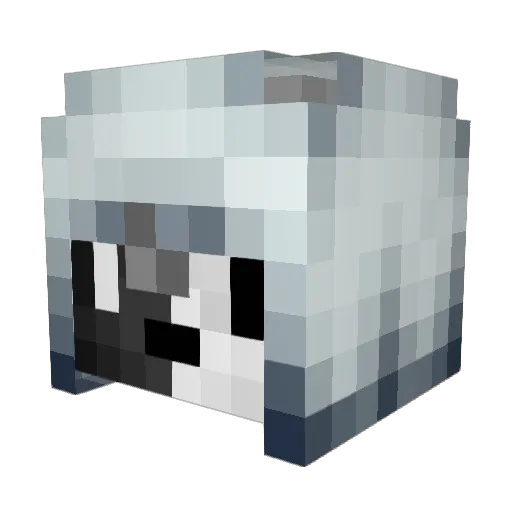 Kinou_x3 Minecraft avatar head, 3D render