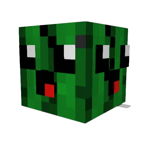 KinqKlein Minecraft avatar head, 3D render