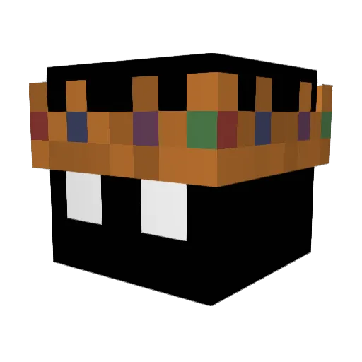 KinqSwitch Minecraft avatar head, 3D render