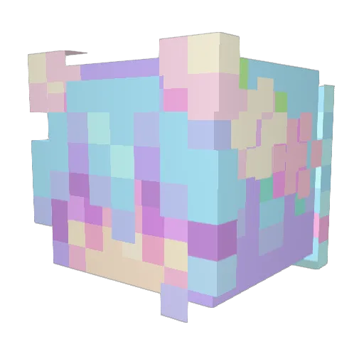 KinseyGrace7 Minecraft avatar head, 3D render